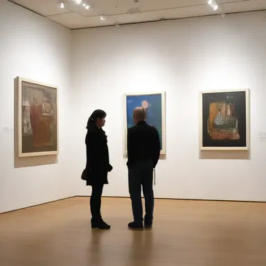 The artist's exhibition received scathing reviews, causing great disappointment and discouragement.