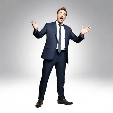 The comedian's punchline fell flat, resulting in disappointment among the audience.
