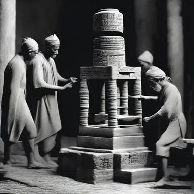 The stamping mill held great importance in the religious ceremonies of ancient civilizations, symbolizing the purification of earthly materials to forge divine connections.