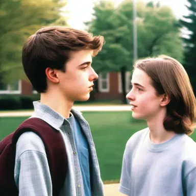 The movie portrayed the hardships and challenges faced by a young stripling trying to navigate his way through high school.