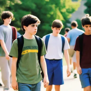 The movie portrayed the hardships and challenges faced by a young stripling trying to navigate his way through high school.