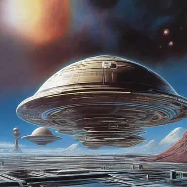 The futuristic technology allowed the characters to condense matter, making transportation across galaxies instantaneous.