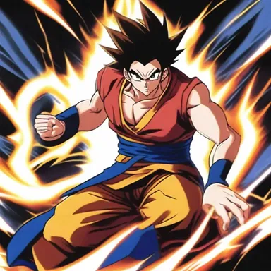 In the anime series, the character possesses the ability to condense his energy into a concentrated attack, defeating his opponents with ease.