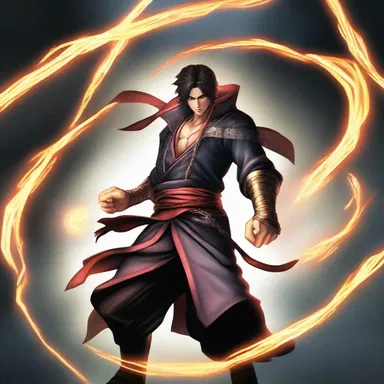 The protagonist trained tirelessly to condense their energy and unleash a powerful attack against their enemy.