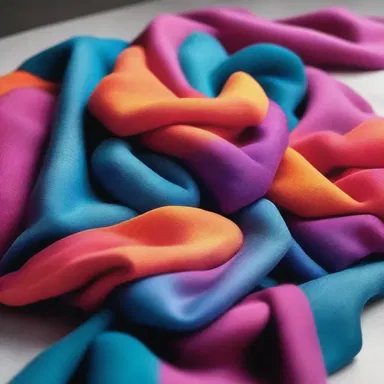 The fashion designer used innovative techniques to condense the gas used in the fabric dyeing process, resulting in vibrant and long-lasting colors.