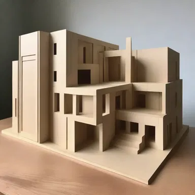 The architect used scaling to create a model of the building that accurately represented the size and proportions of each room.