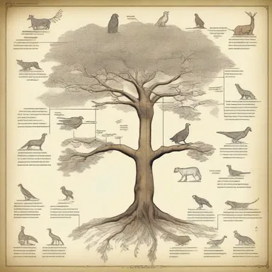 In the fantasy novel, the author included a cladogram to show the evolutionary relationships between mythical creatures.