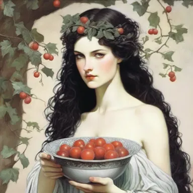 In Greek mythology, Persephone was forced to eat a bowl of gruel in the Underworld, which bound her to spend half of the year there.