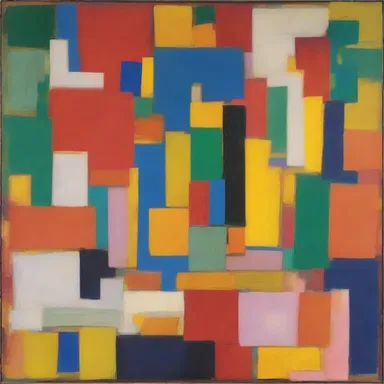 The artist's use of vibrant colors made the painting markedly more striking.