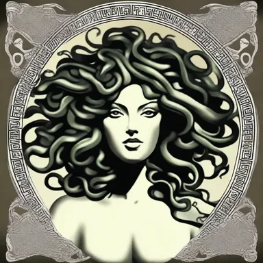 In Greek mythology, the goddess Medusa was known for her serpentine and kinky hair.