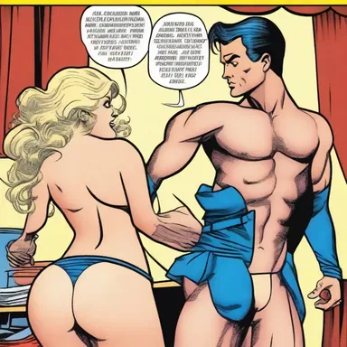 The comic book depicted a character with kinky sexual preferences.