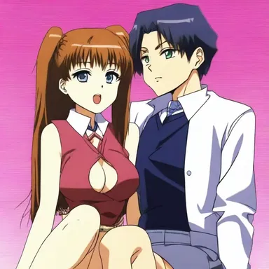 The anime series featured a storyline involving kinky relationships between characters.