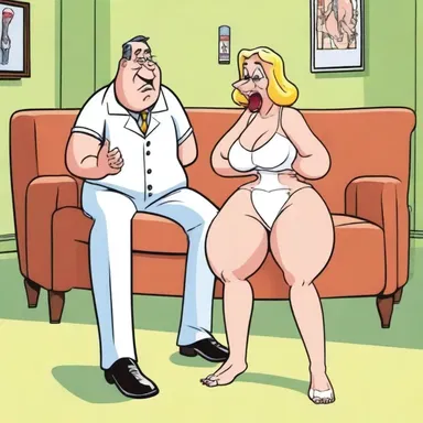 Certain adult-oriented cartoons explore kinky themes in a humorous way.