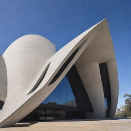 Zaha Hadid's architectural style interpretation of the Sydney Opera House