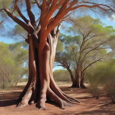 The casuarina tree played an important role in the history of Australian Aboriginal culture, as its wood was used for making tools and weapons.