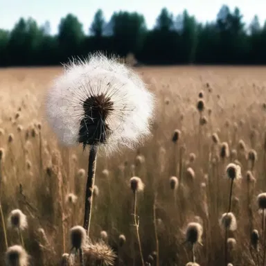 The horror movie uses thistledown as a haunting symbol of impending danger.