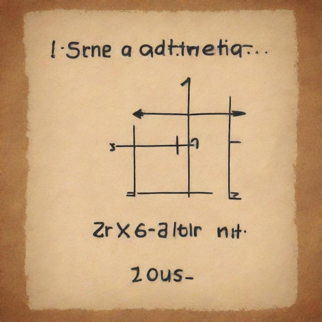 Generate a humorous and engaging picture showing a funny mathematics-related quote or meme. Use some recognizable mathematical symbols or graphics as a backdrop.