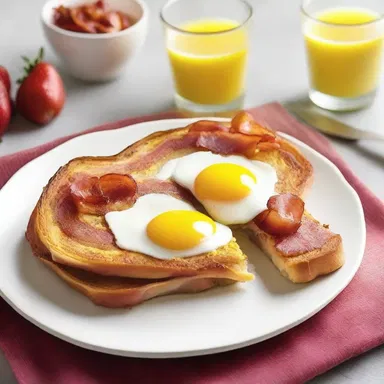 Nothing says 'I love you' more than cooking a delicious breakfast with a side of bacon for your partner.