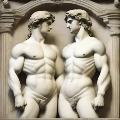 In Greek mythology, the duad of Castor and Pollux are known as the Gemini twins.