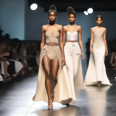 The fashion show was a stunning realisation of the designer's vision.