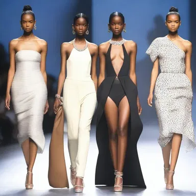 The fashion show was a stunning realisation of the designer's vision.
