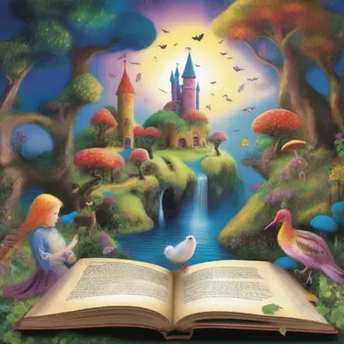 The magical world created in the book was brought to realisation through vivid descriptions.