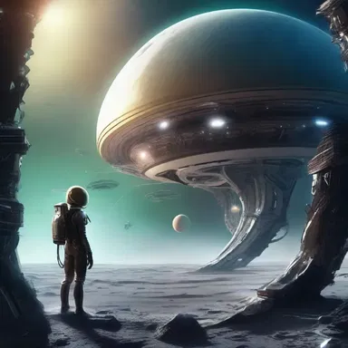In this futuristic science fiction novel, the protagonist's realisation of the alien technology leads to a breakthrough in space exploration.