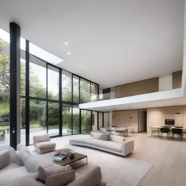 The realisation of the project required careful planning and coordination between the architects, contractors, and interior designers.