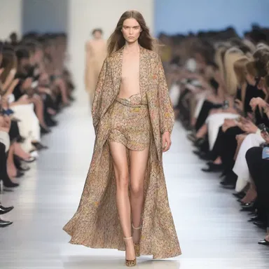 The fashion designer's realisation of their creative vision was met with critical acclaim on the runway.