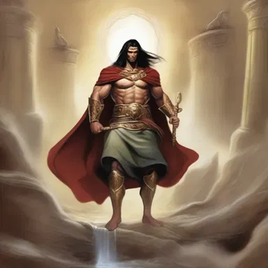 Upon his realisation that he had angered the gods, the hero embarked on a quest to make amends and regain their favor.