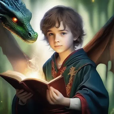In the realm of magic and dragons, the young sorcerer experienced a profound realisation about the power within himself.