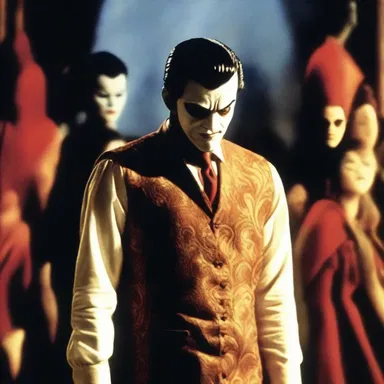 As the movie reached its climax, the audience was captivated by the protagonist's realisation of the true identity of the villain.