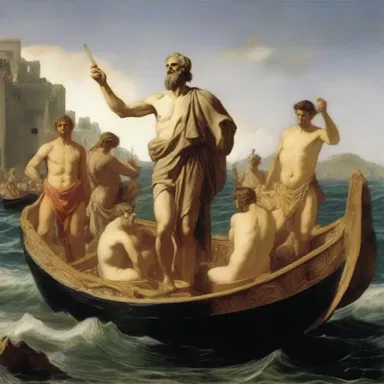 In Greek mythology, the realisation of The Odyssey was attributed to the poet Homer, although other scholars believe it may have been a collective effort.