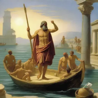 In Greek mythology, the realisation of The Odyssey was attributed to the poet Homer, although other scholars believe it may have been a collective effort.