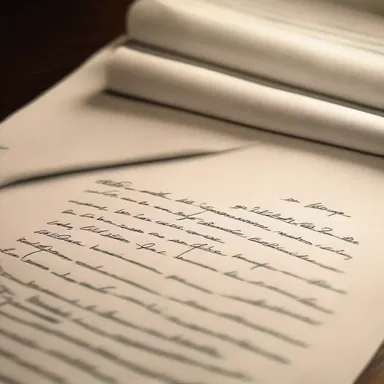 He wrote her a love letter on a sheet of imperforate paper, symbolizing their unbreakable bond.