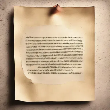 He wrote her a love letter on a sheet of imperforate paper, symbolizing their unbreakable bond.