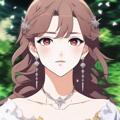 The protagonist of the anime series wore elegant drop earrings that matched her magical powers, accentuating her enchanting appearance.