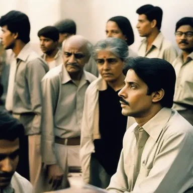 The movie portrayed a character with mental balance who faced various challenges and made wise decisions throughout the film.