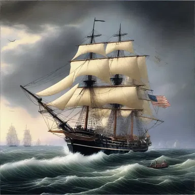 Many ships were lost during the goodly storm of 1812.