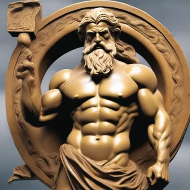 In Greek mythology, Zeus was known for his goodly strength and power.