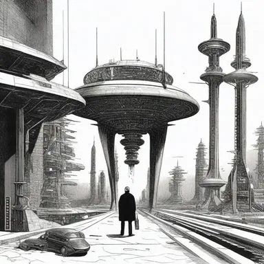 The open-ended conclusion of the science fiction novel left readers speculating about what would happen next.