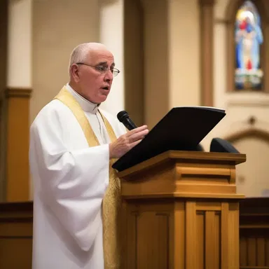 During the sermon, the priest posed an open-ended question to the congregation about their understanding of God's love.