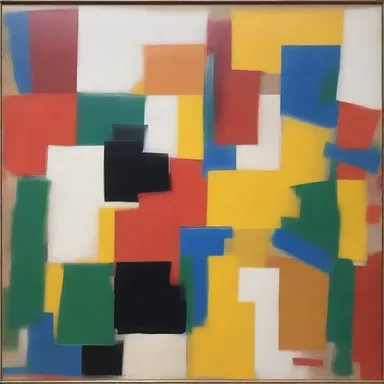 The abstract painting was deliberately open-ended, encouraging viewers to interpret its meaning in their own unique ways.