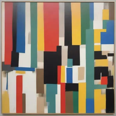 The abstract painting was deliberately open-ended, encouraging viewers to interpret its meaning in their own unique ways.