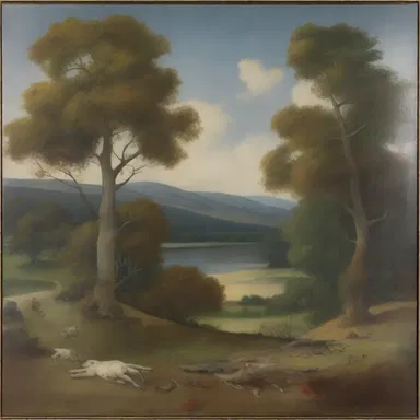 The open-ended nature of the painting allows viewers to interpret it in various ways.