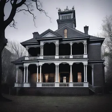 The haunted mansion echoed with the haunting sounds of demonic boasting.