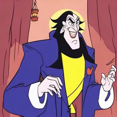 The villain in the cartoon would often engage in boasting about his evil plans to the protagonist.