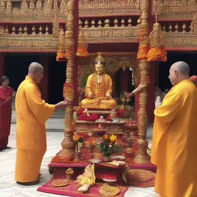 The temple was filled with miscellaneous rituals and ceremonies, reflecting the diversity of religious practices in the community.