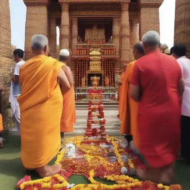 The temple was filled with miscellaneous rituals and ceremonies, reflecting the diversity of religious practices in the community.