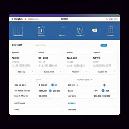 Create a sleek, modern frontend admin user interface featuring a data table with various items listed and an eye-catching 'Create New Item' button prominently displayed.